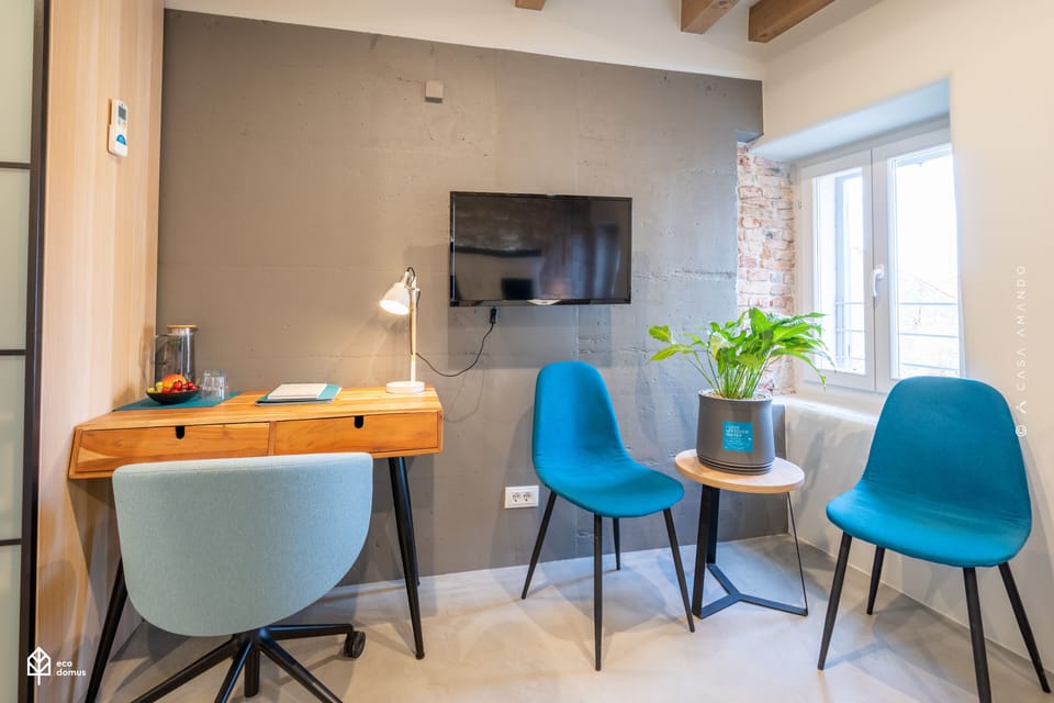 Double Room (Room 1, Patio View, First Floor) | Premium bedding, memory foam beds, in-room safe, individually decorated
