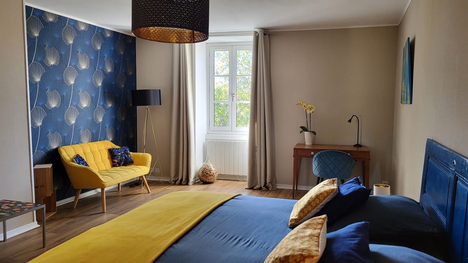 Double or Twin Room (Capucine) | Pillowtop beds, individually decorated, individually furnished, desk