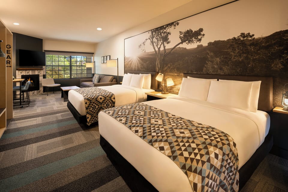 Junior Studio Suite, Multiple Beds | Down comforters, in-room safe, laptop workspace, blackout drapes