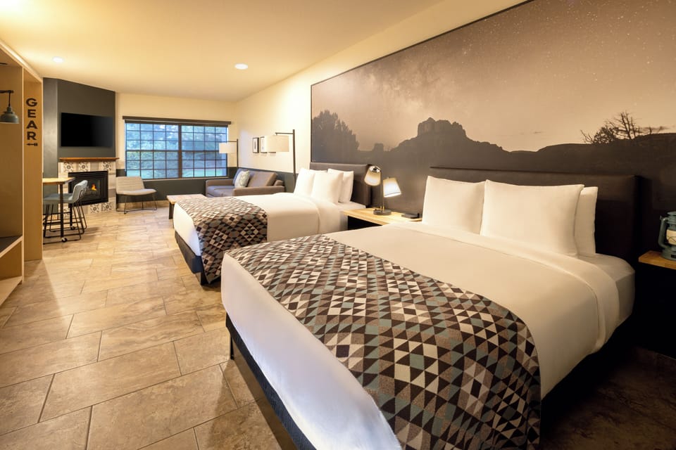 Studio, Multiple Beds | Down comforters, in-room safe, laptop workspace, blackout drapes