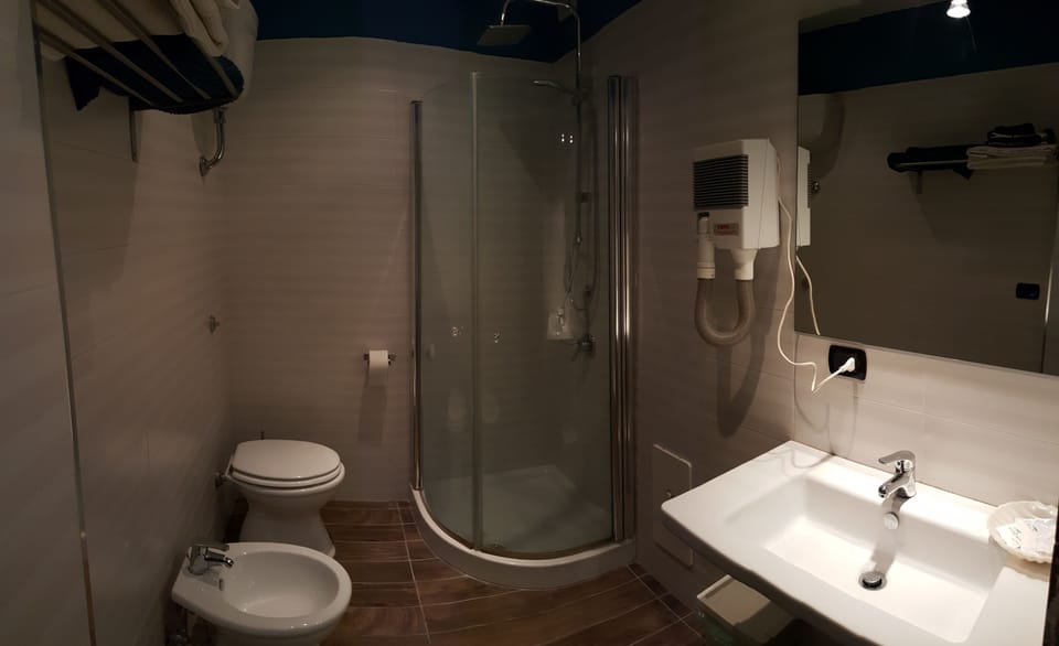 Classic Double Room | Bathroom | Shower, free toiletries, hair dryer, bidet
