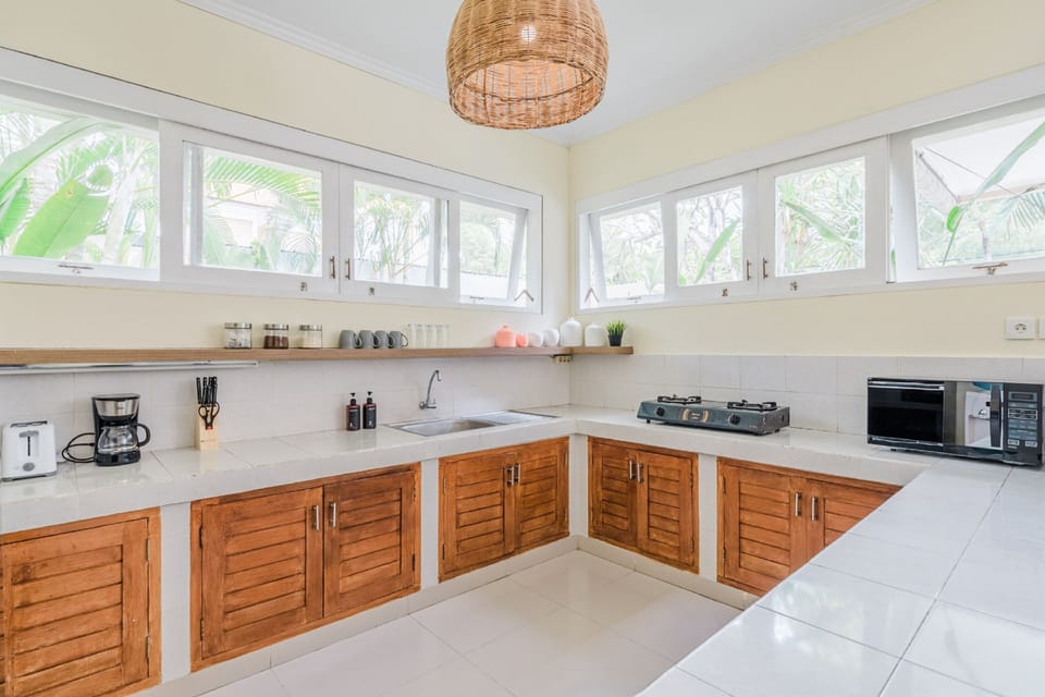 Villa, 2 Bedrooms, Private Pool | Private kitchen | Full-size fridge, microwave, stovetop, coffee/tea maker