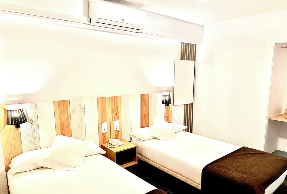 Double Room with Terrace | Hypo-allergenic bedding available, blackout drapes, soundproofing