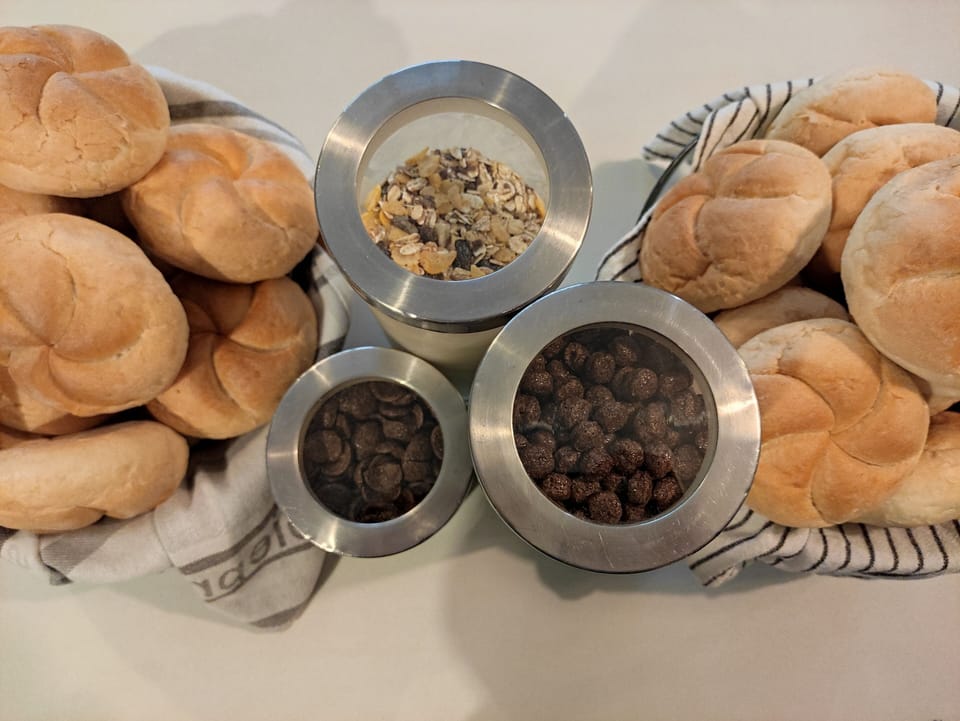Daily buffet breakfast for a fee