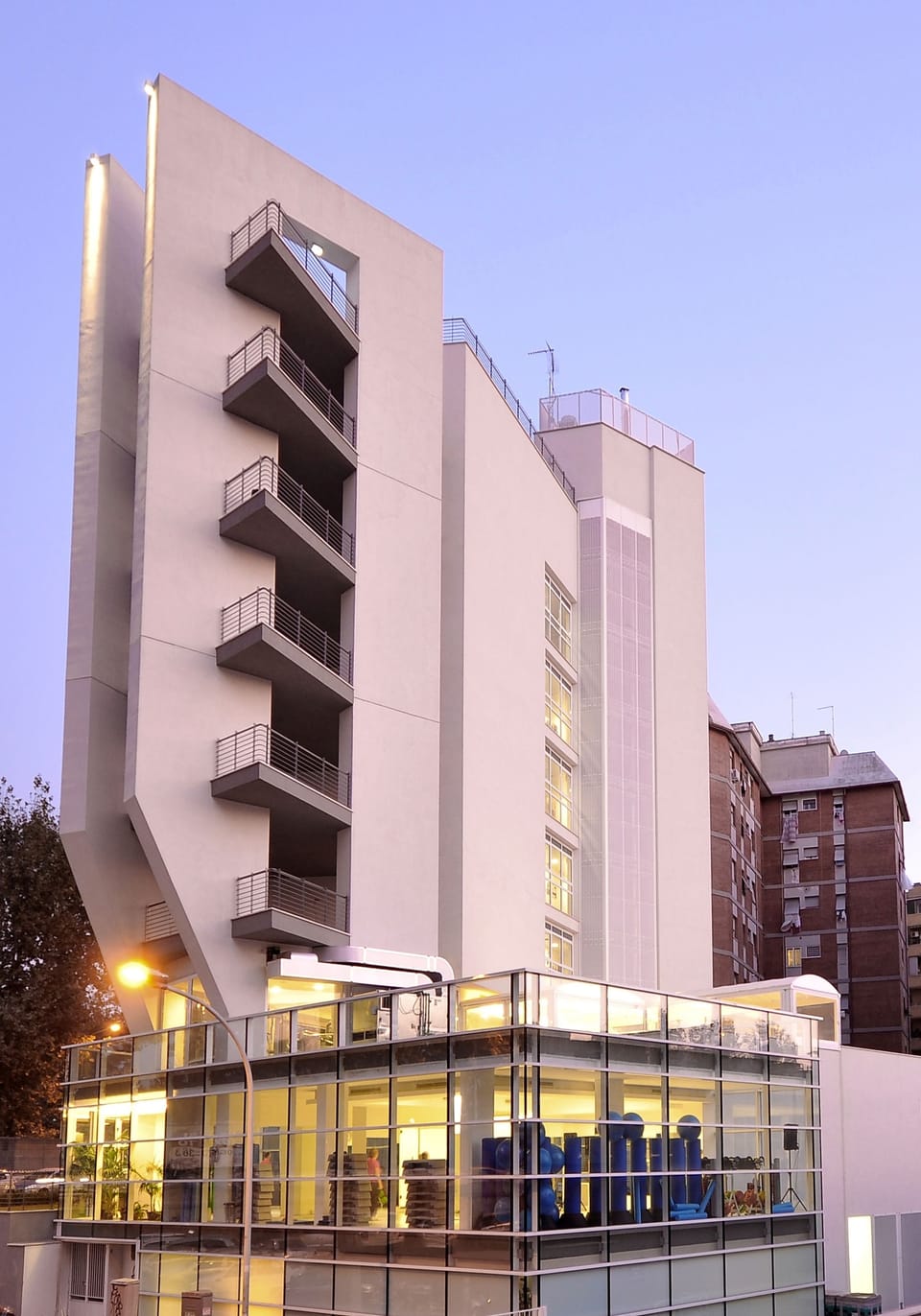 Front of property - evening/night