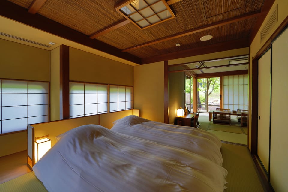Tennoza with Open-air Bath and Private Bathroom | In-room safe, desk, blackout drapes, WiFi (free)