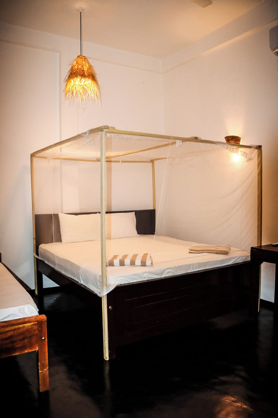 Hypo-allergenic bedding, individually decorated, individually furnished