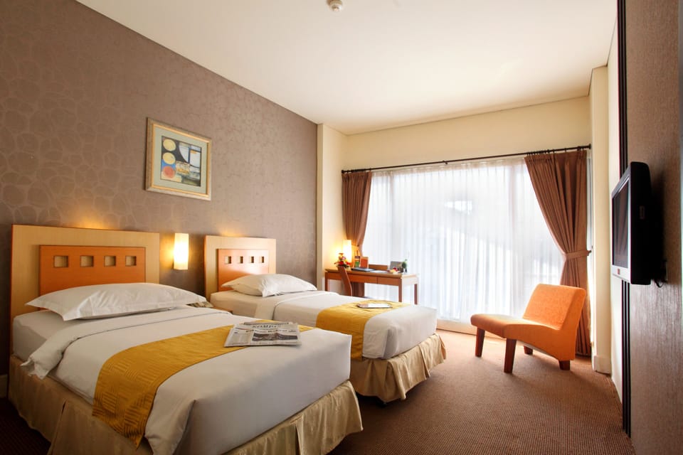 Superior Twin Room | Premium bedding, desk, soundproofing, free WiFi