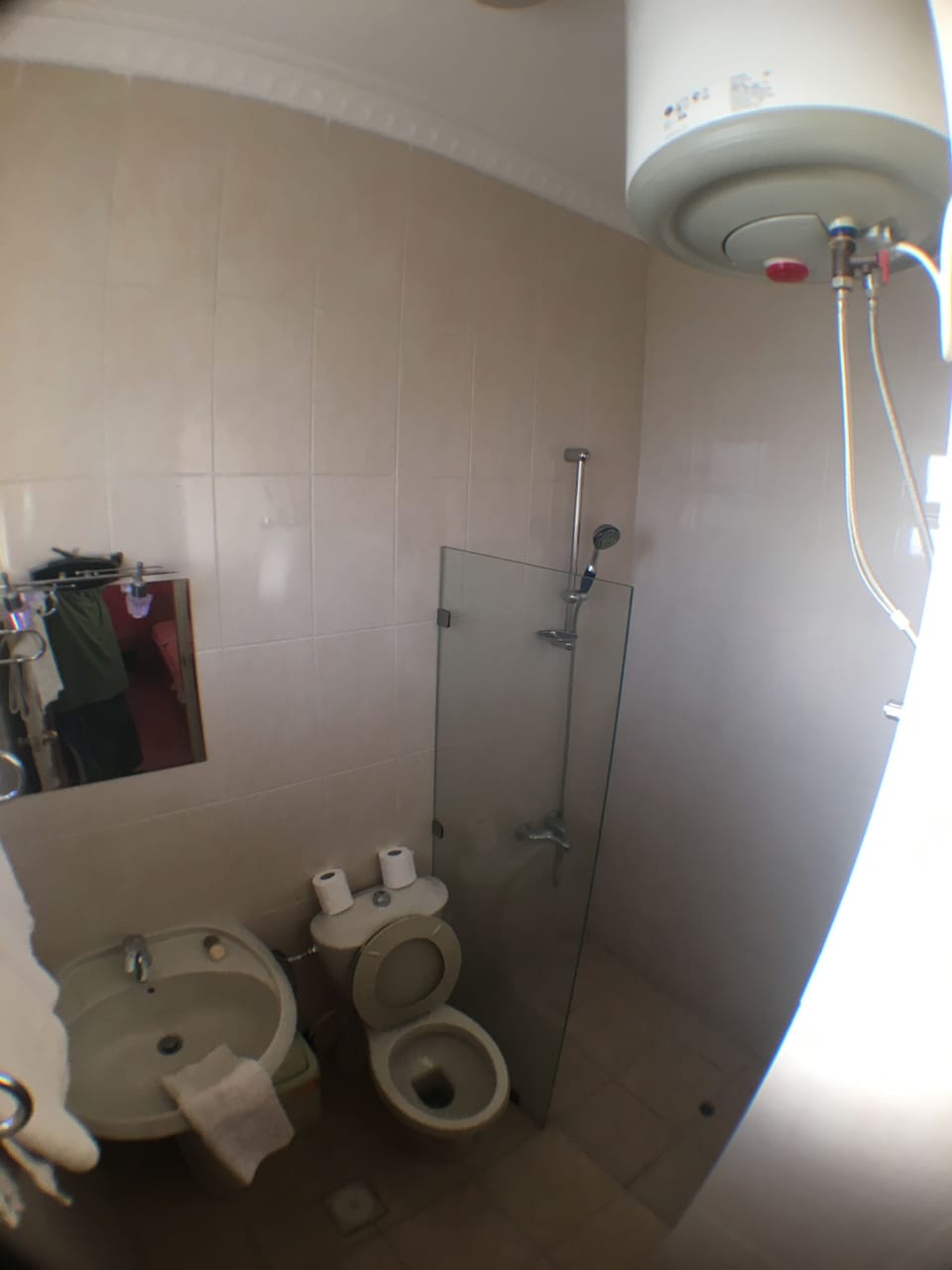 Family Room | Bathroom | Shower, hair dryer (on request), towels