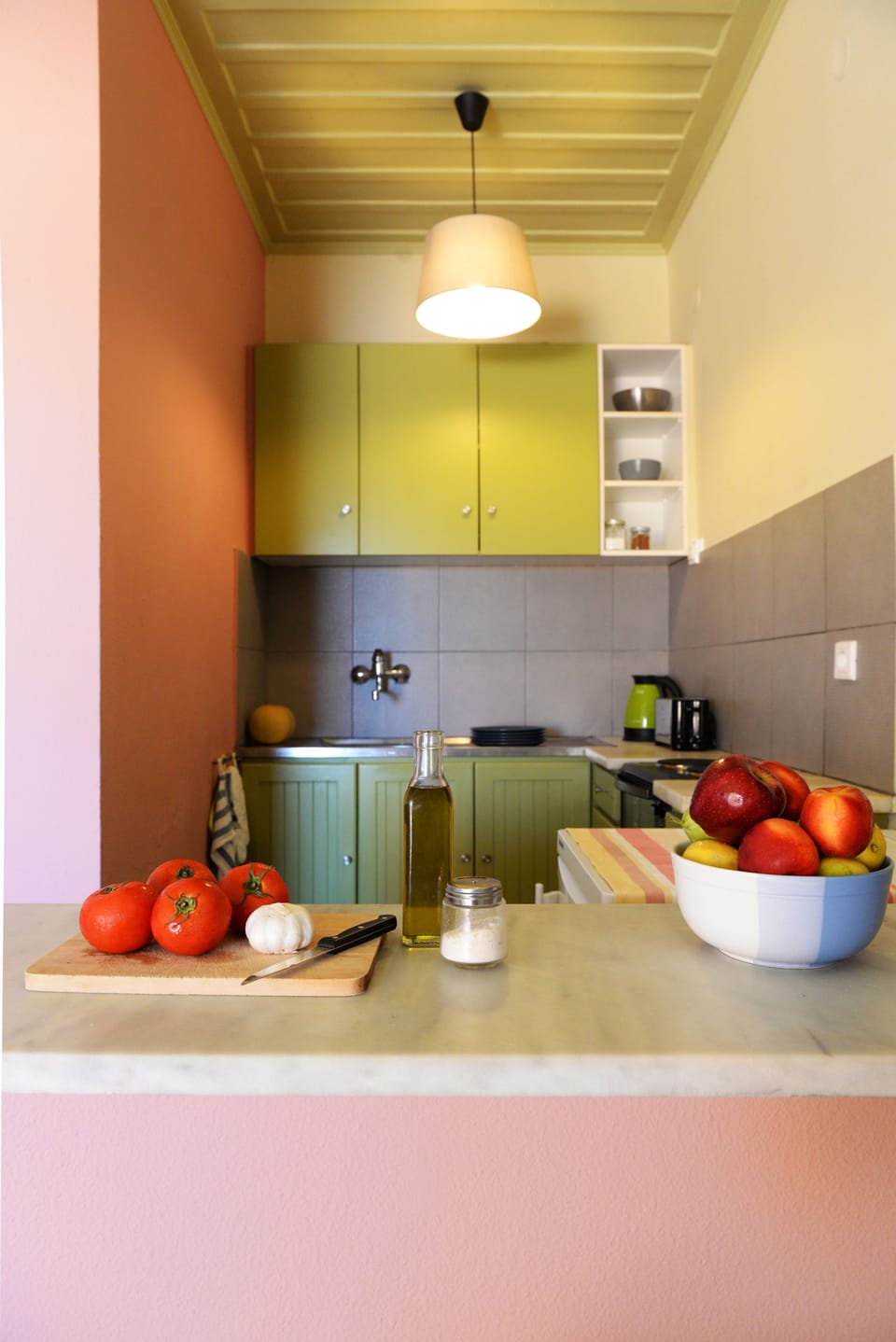 Family Bungalow, 1 Bedroom, Sea View, Sea Facing | Private kitchen | Fridge, oven, stovetop, coffee/tea maker