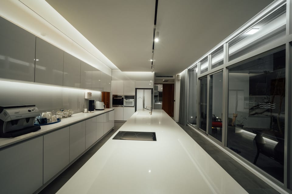 Shared fridge, electric kettle