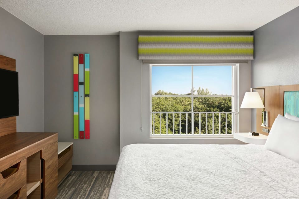 Premium bedding, desk, blackout drapes, iron/ironing board