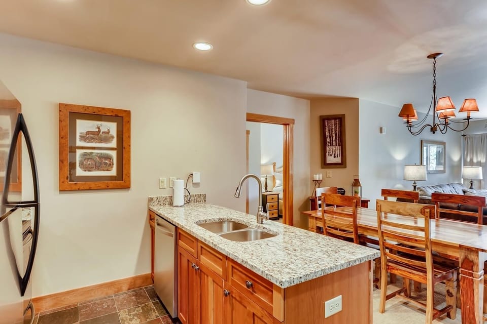 Condo, 2 Bedrooms | Private kitchen | Fridge, microwave, oven, dishwasher