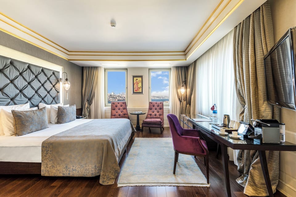 Premium bedding, pillowtop beds, minibar, in-room safe