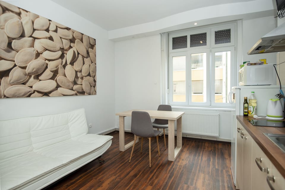 Apartment, 1 Bedroom | Private kitchen | Mini-fridge, electric kettle