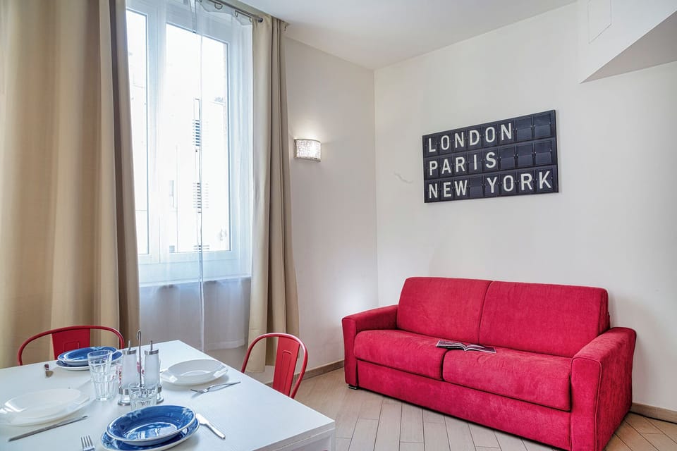 Apartment, 1 Bedroom | Living area | Flat-screen TV