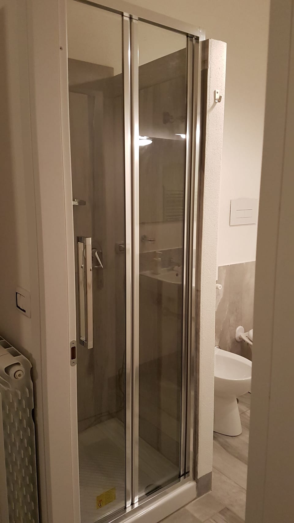 Free toiletries, hair dryer, bidet, towels