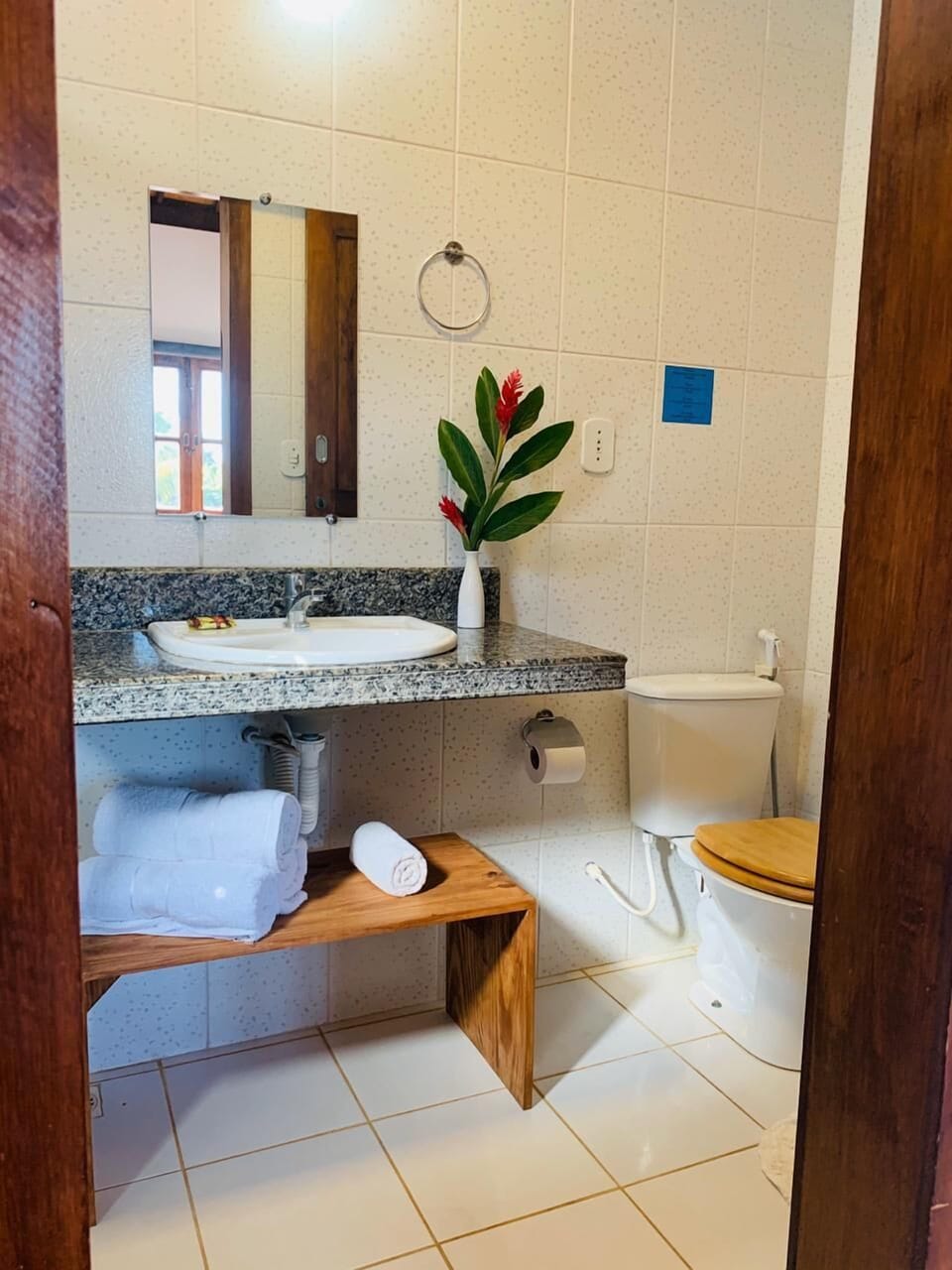 Shower, towels
