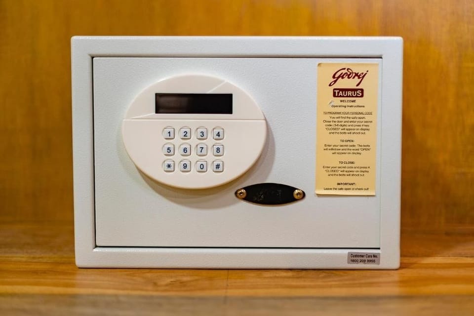 Free minibar items, in-room safe, desk, laptop workspace