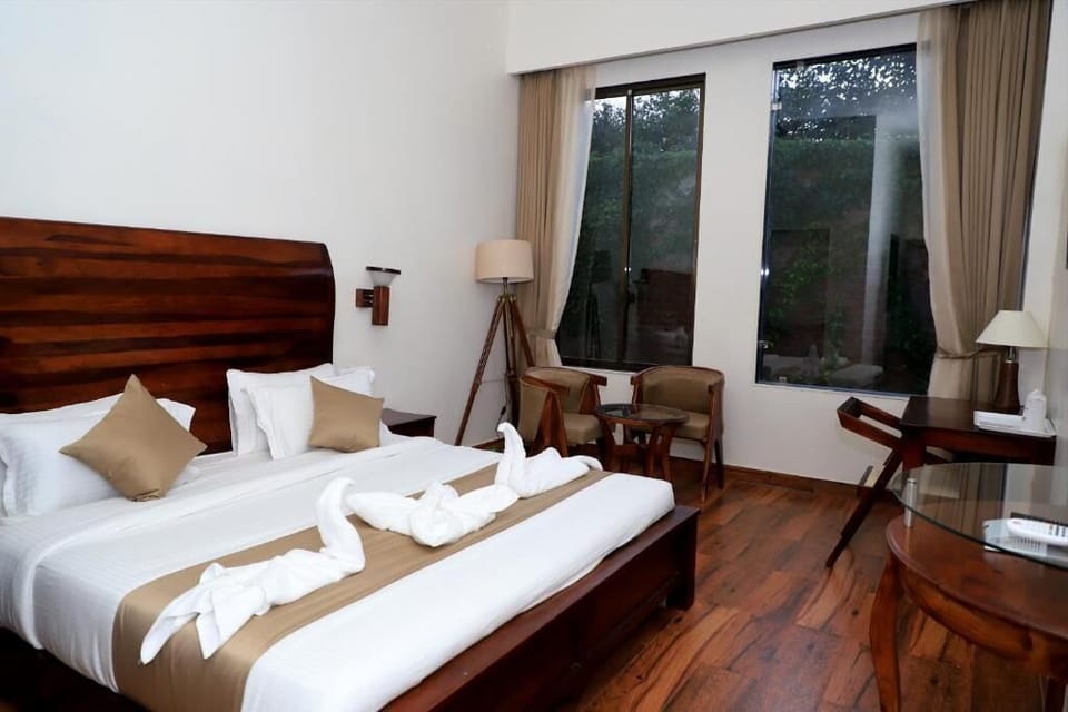 Blackout drapes, soundproofing, WiFi (free), bed sheets
