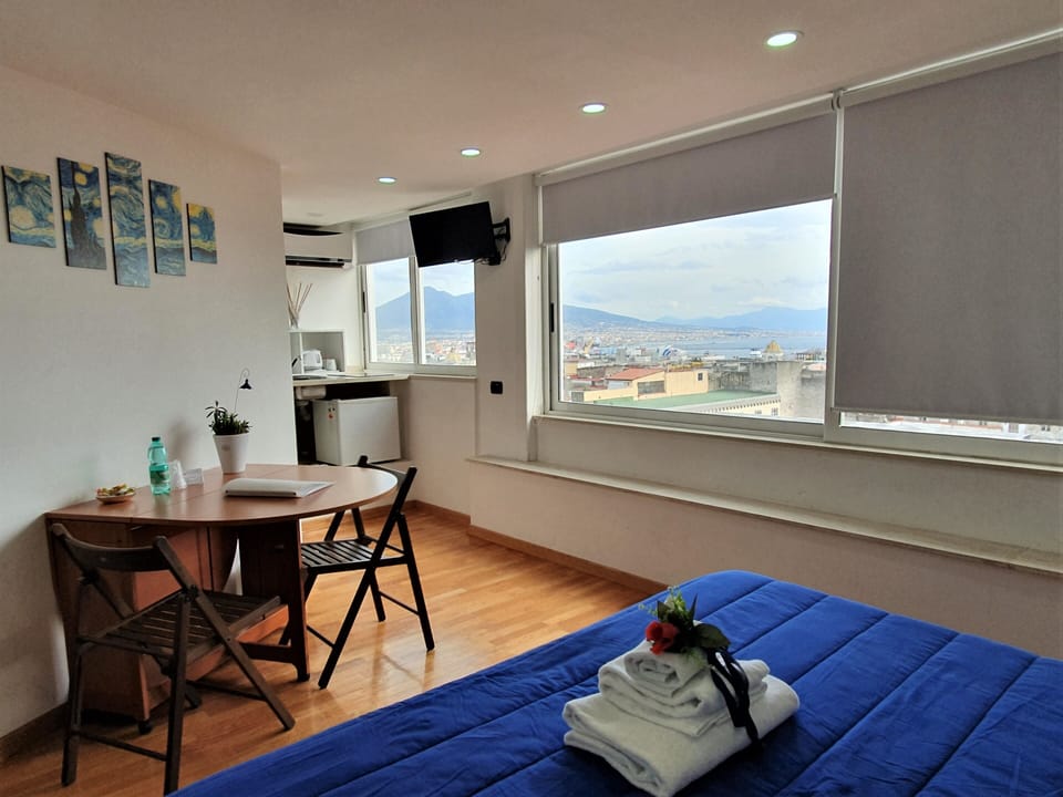 Panoramic Double Room | Memory foam beds, minibar, in-room safe, desk