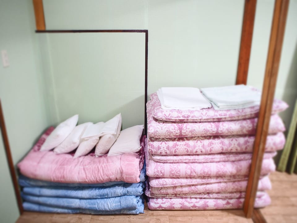 Laptop workspace, blackout drapes, WiFi (free), bed sheets