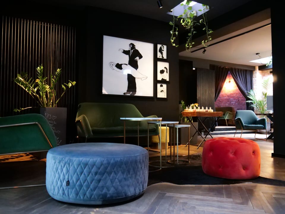 Lobby sitting area