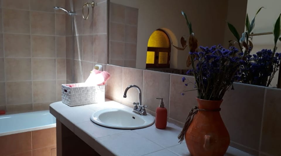 Shower, free toiletries, hair dryer (on request), towels