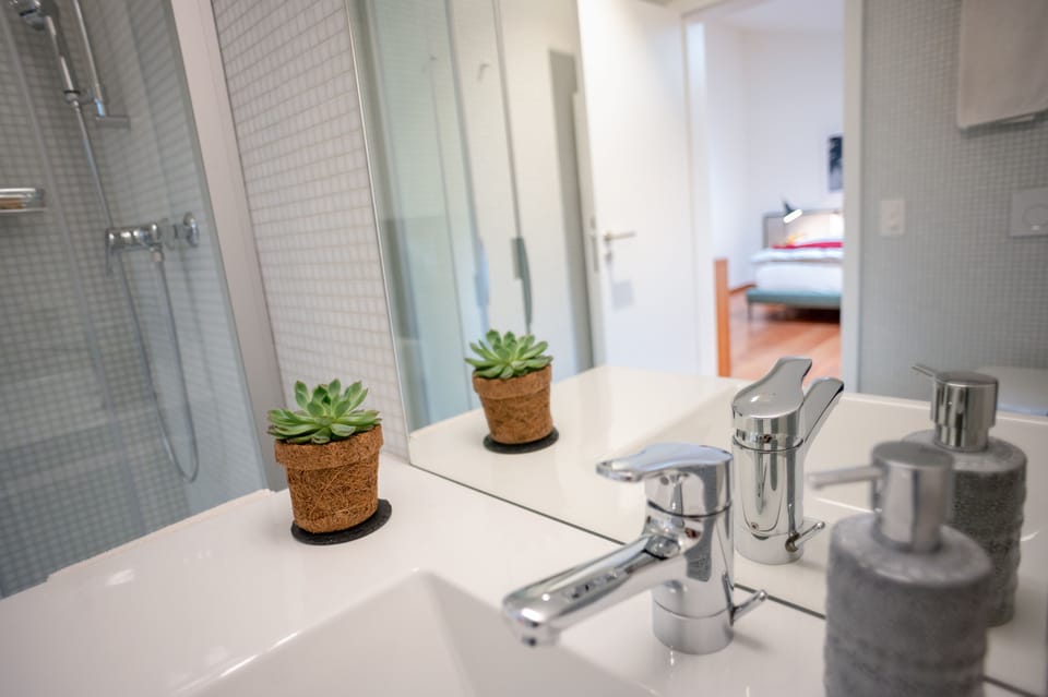 Free toiletries, hair dryer, towels