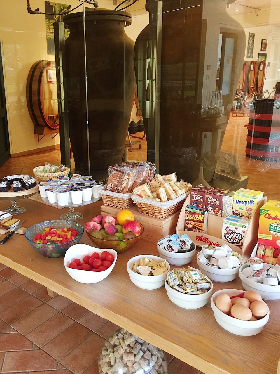 Daily continental breakfast for a fee