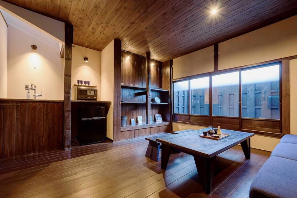 Private Japanese Machiya Suite with Open-Air Bath & Zen Garden - AI | Minibar, in-room safe, individually decorated, iron/ironing board