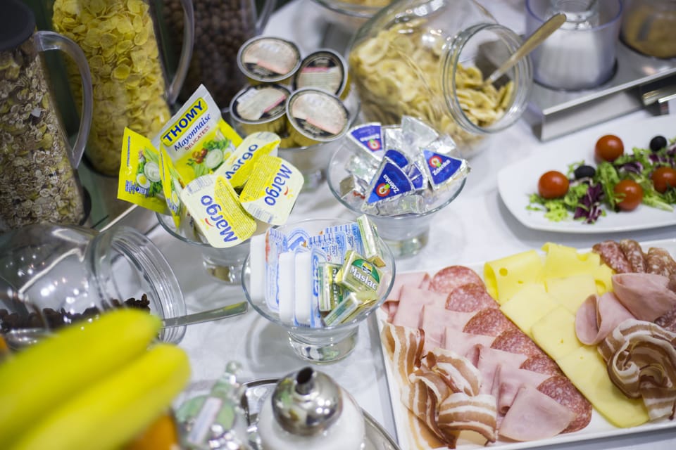 Daily buffet breakfast (EUR 15 per person)