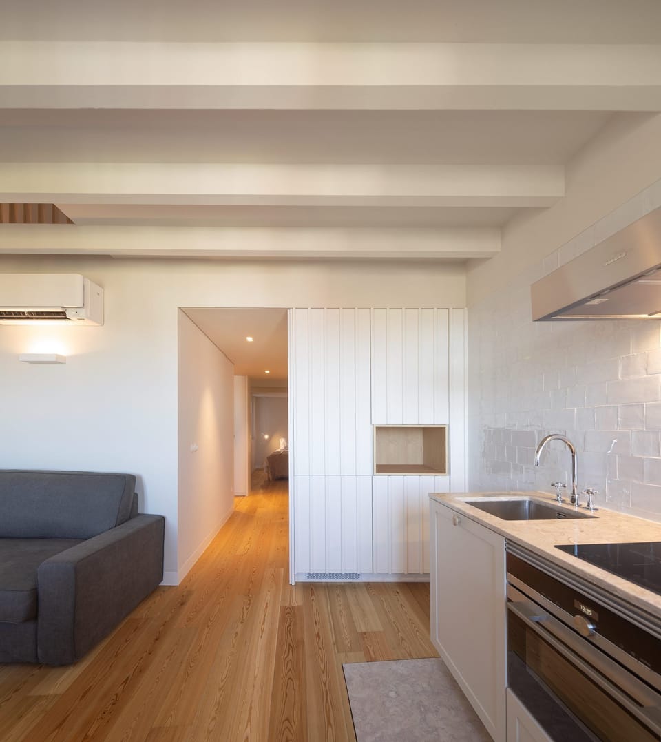Panoramic Apartment, 2 Bedrooms, Balcony, River View (4) | Private kitchen | Fridge, microwave, oven, stovetop