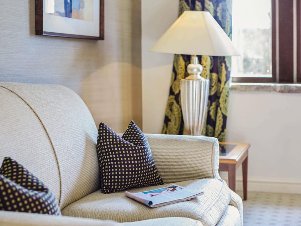 Individually decorated, laptop workspace, blackout drapes