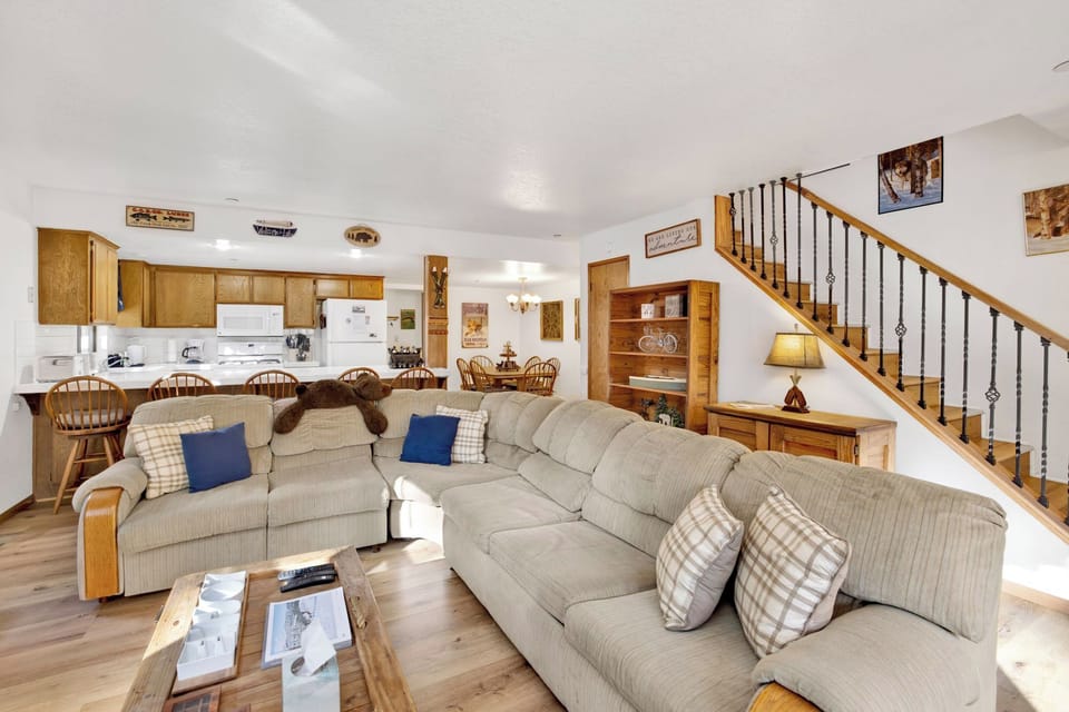 Condo, Multiple Beds, Patio (1848) | Living area | Fireplace