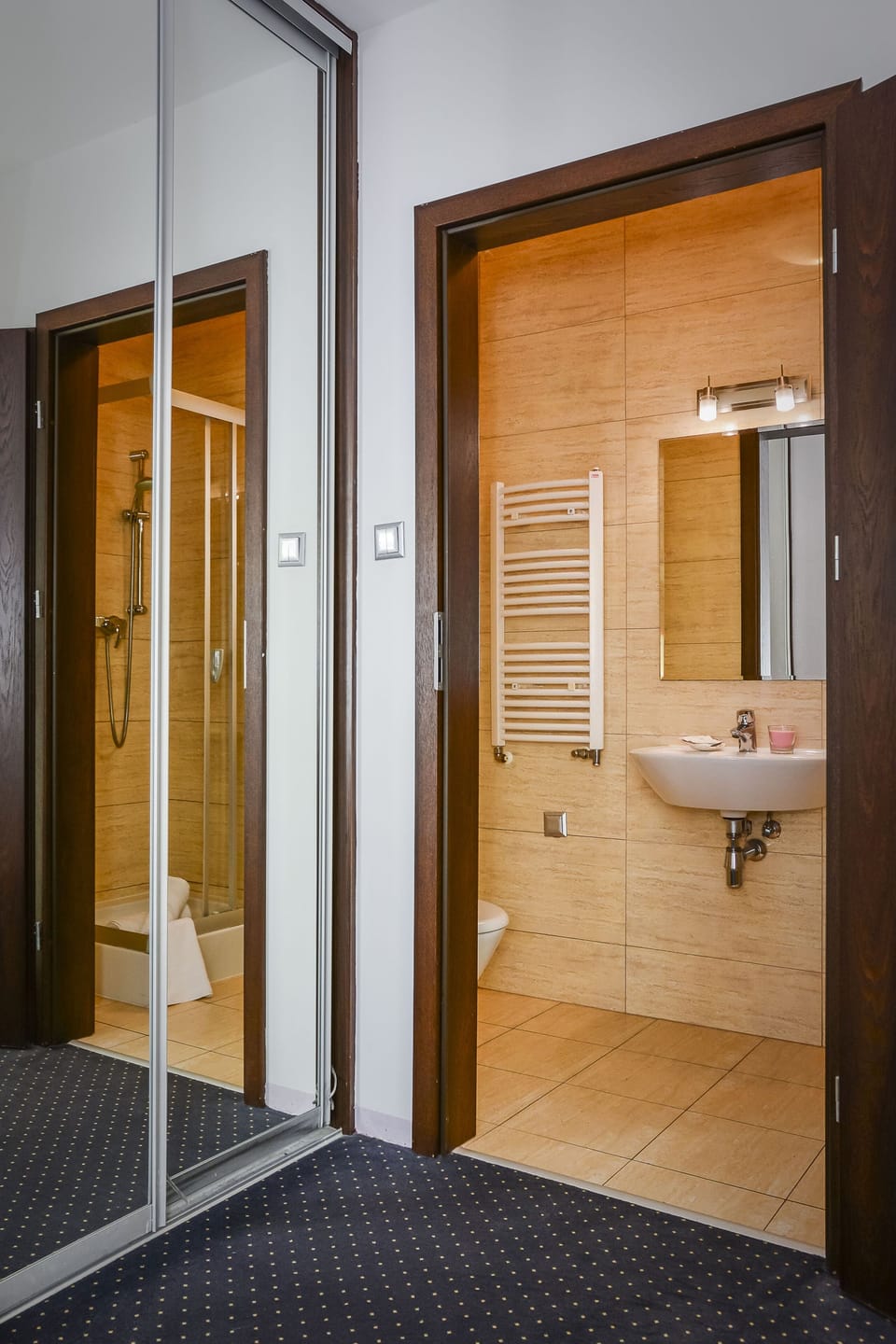 Basic Double or Twin Room | Bathroom | Shower, free toiletries, hair dryer, towels