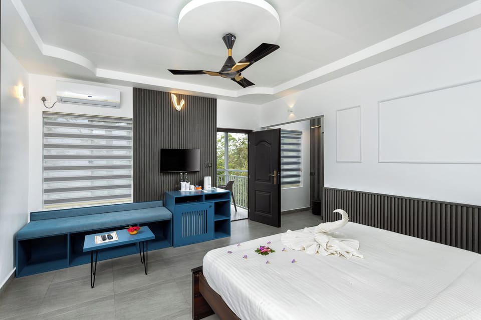 Premium Valley View Room AC with balcony | Desk, laptop workspace, blackout drapes, iron/ironing board (on request)