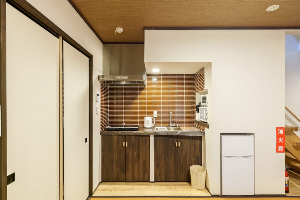 Private Vacation Home | Private kitchenette | Fridge, microwave, rice cooker, cookware/dishes/utensils