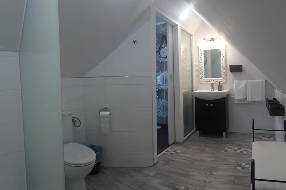 Deluxe Suite, 2 Bedrooms, Pool Access | Bathroom | Shower, hair dryer, bathrobes, towels