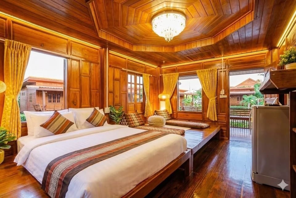 Executive Suite with Sit-out & Veranda - 1 Queen + 2 Single bed | Egyptian cotton sheets, premium bedding, individually decorated