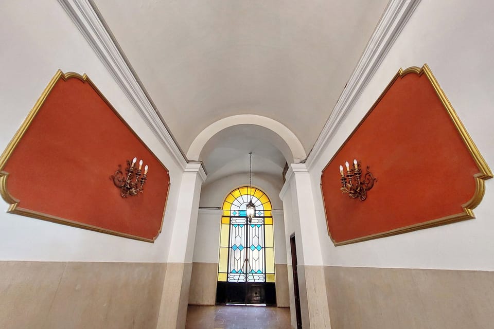 Interior entrance