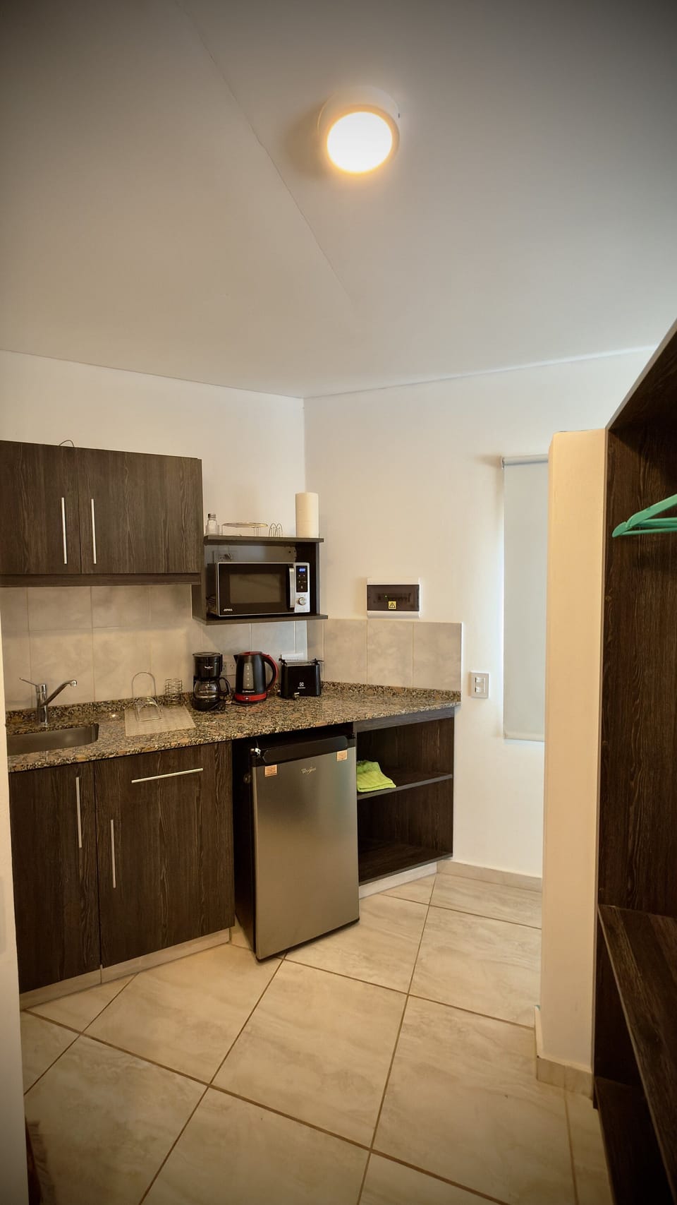 Premium Cabin, 1 King Bed, Mountain View | Private kitchen | Mini-fridge, microwave, coffee/tea maker, electric kettle