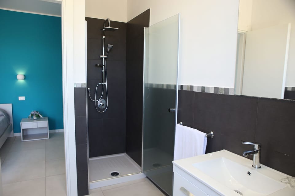 Shower, rainfall showerhead, hair dryer, bidet