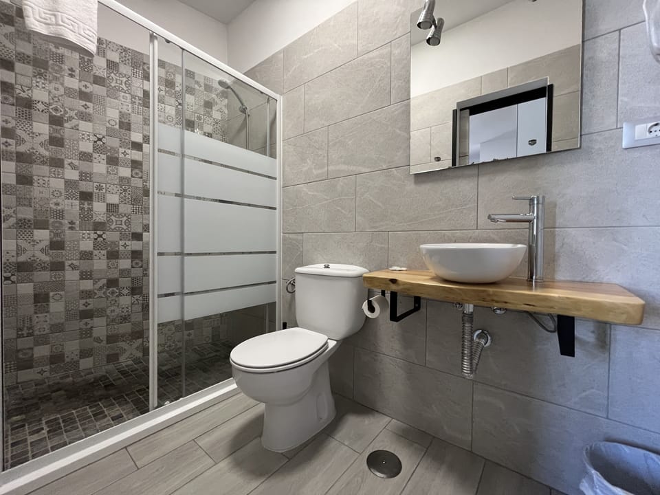 Single Room | Bathroom | Shower, hair dryer, towels