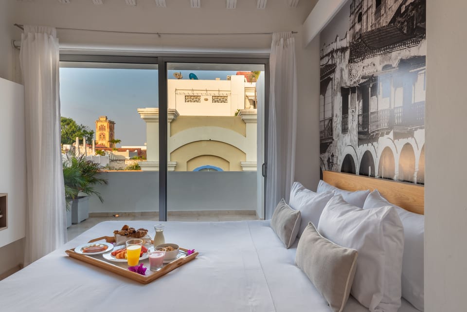Premium Double Room, 1 King Bed | Street view