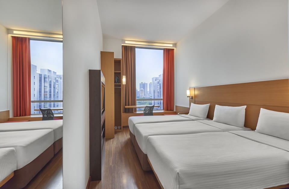 Standard Room, 3 Twin Beds | In-room safe, desk, laptop workspace, blackout drapes