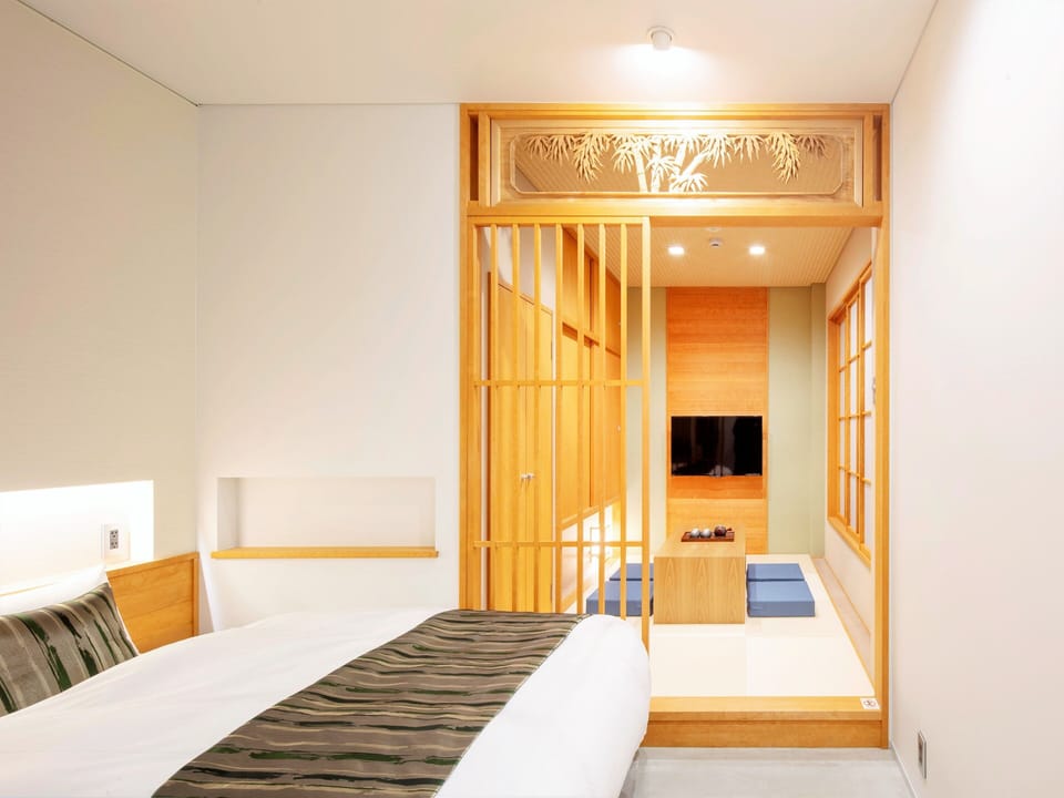 Superior Twin Room (with Japanese Style Room) | Individually decorated, desk, free WiFi, bed sheets