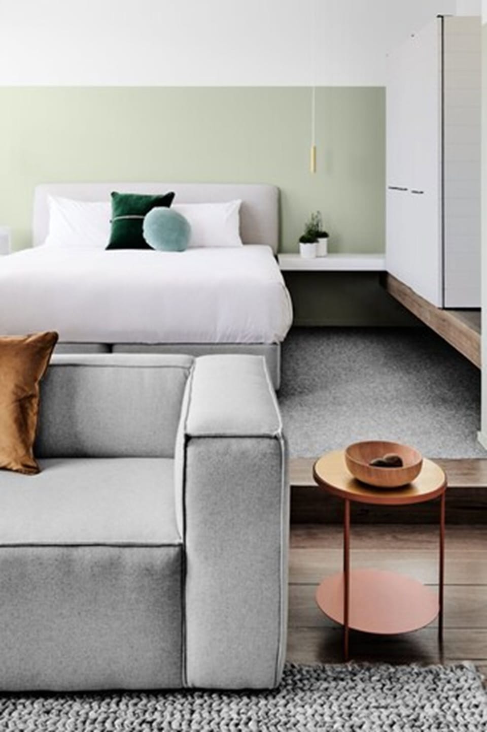 Hypo-allergenic bedding, minibar, in-room safe, iron/ironing board