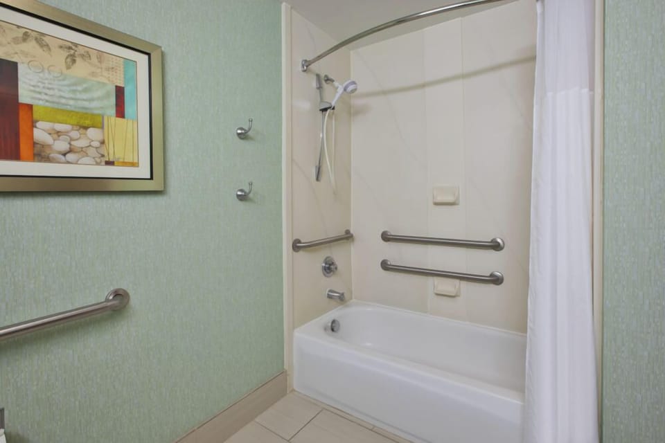 Free toiletries, hair dryer, towels, soap