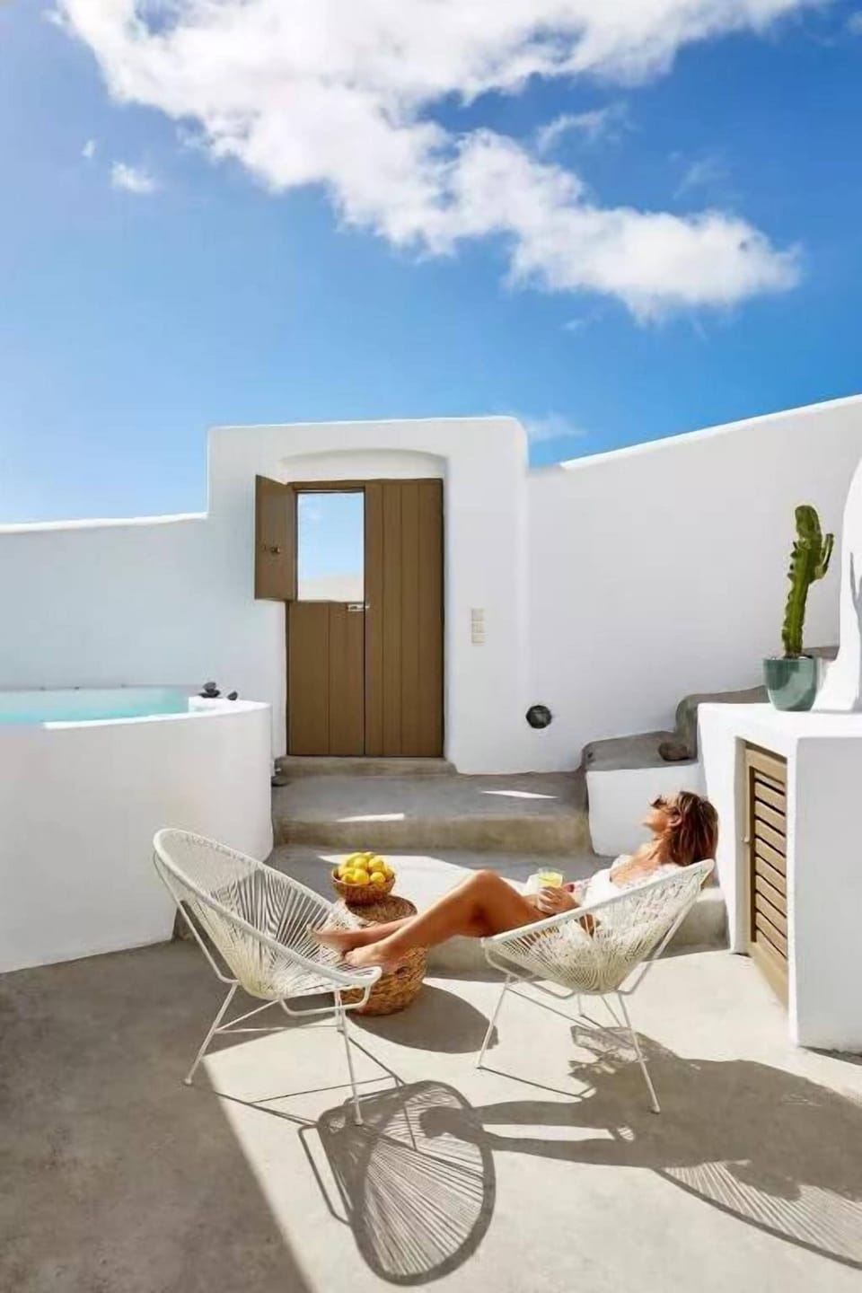 Studio with Private Hot Tub | Terrace/patio